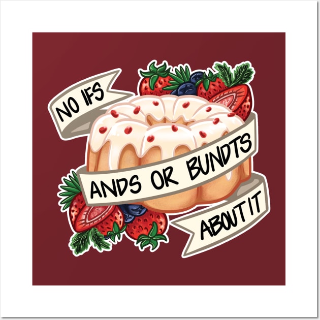 Bundts About it Wall Art by Vinniedraws